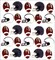 Jolee's Boutique Football and Helmets Repeat Dimensional Stickers
